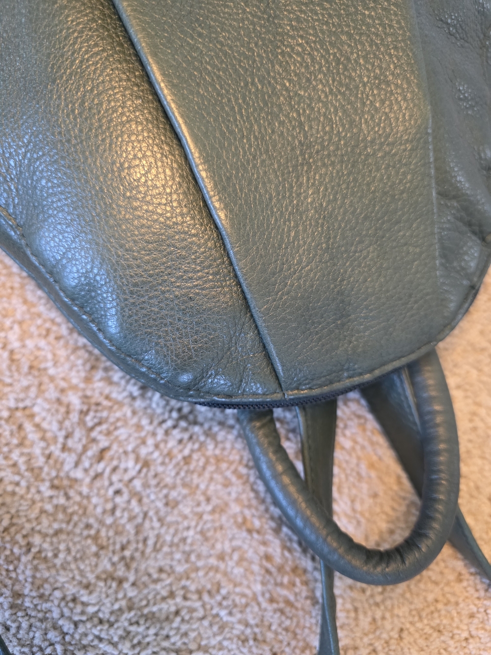 Osgoode Marley Genuine Leather Teardrop Backpack | RFID Protected - Picture 12 of 15